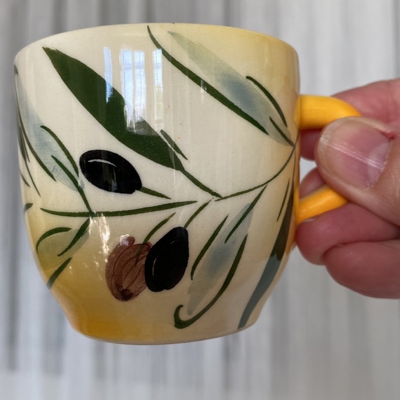 Vintage Provençal F. Sicard 1/2 tasse cup + saucer & milk pot! - Picture 8 of 17